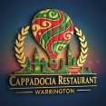 The logo of the Cappadocia Restaurant, Warrington, showing the hot-air balloons which the Cappadocia restaurant is famed for.